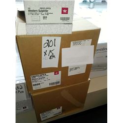 Western Sulphite 500 ct  boxes #7377 Envelopes Approx $30.00 Per box