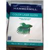 Image 3 : HAMMERMILL INTL GLOSS PAPER 8.5 X 11 COLOR LASER 300 SHEET / APPROX $10.00 REAM