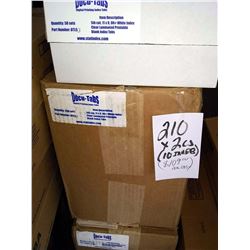 DOCUTAB 50 SETS DTL53  11" X 9" WHITE 90 LB / APPROX. $109.00 PER CS NEW