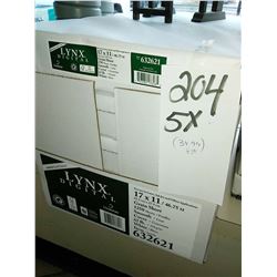 LYNX DIGITAL 17" X 11" WHITE 65 LB PAPER / $34.99 PER CASE NEW