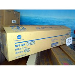 KONICA MINOLTA A2XN03D DV512K BLACK DEVELOPER UNIT / APPROX. $160.00 NEW