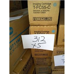 TOSHIBA CYAN IMAGING CARTRIDGE T-FC55-C / APPROX. $140.00 NEW
