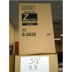 RISO S-2632 MASTER Z TYPE HD 87 / APPROX. $100.00 NEW