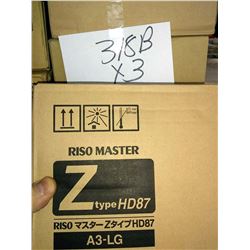 RISO S-2632 MASTER Z TYPE HD 87 / APPROX. $100.00 NEW