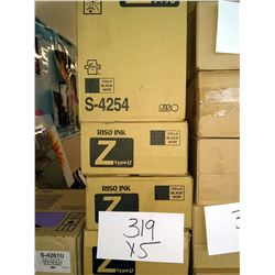 RISO BLACK S-4254 Z TYPE U / APPROX. $80.00 NEW