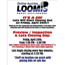 INSPECTION / PICK UP DAYS