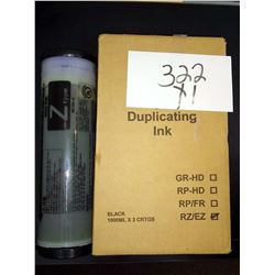 RISO Z TYPE BLACK DUPLICATING INK G1