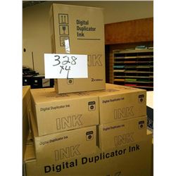 BLACK DIGITAL DUPLICATOR INK / APPROX. $50.00 NEW