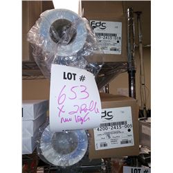 2 ROLLS OF NEW VINYL / APPROX. $100.00 PER ROLL