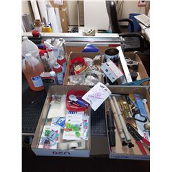 BULK LOT OF ASSORTED SIGN MAKING ITEMS
