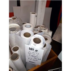 30 ASSTD. PARTIAL ROLLS PHOTO PAPER, MED. - HVY., SATIN, MATTE FINISH, OTHER