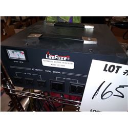 LITEFUZE LR 5000 AUTOMATIC VOLTAGE REGULATOR / $200.00 NEW