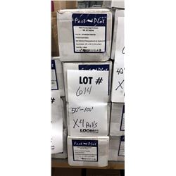 NEW 50" X 100' SELF ADHESIVE POLYPROPYLENE 8 MIL - WATERPROOF / APPROX. $200.00