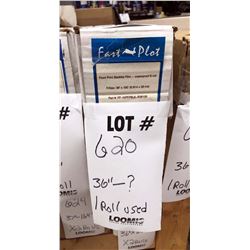 FAST PLOT 36" X ??' FRONT PRINT BACKLIGHT FILM, WATERPROOF, 6 MIL