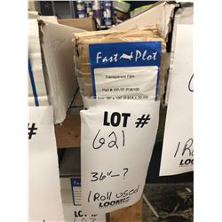 FAST PLOT 36" X ??' TRANSPARENT FILM