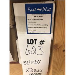 NEW FAST PLOT 36" X 60' ART CANVAS - FINE ART WATERPROOF 210G
