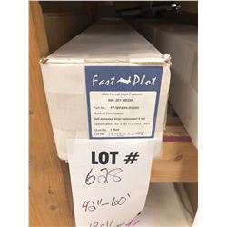 NEW FAST PLOT 42" X 60' SELF ADHESIVE VINYL - WATERPROOF 4 MIL