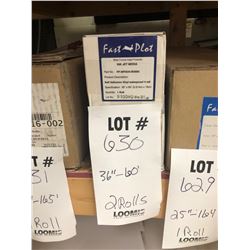 NEW FAST PLOT 36" X 60' SELF ADHESIVE VINYL - WATERPROOF, 4 MIL