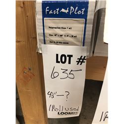 FAST PLOT 42" X ??' POLYPROPYLENE GLOSS 7 MIL