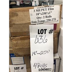 3 MIL PET FILM 18" X 250' X 1"