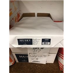 HUSKY 70# SMOOTH, GRAIN LONG 11 X 17 WHITE / APPROX. $18.00 PER REAM