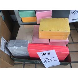LOT OF ASSORTED COLORED TICKETS (PER SELLER APPROX $50- $100 PER BUNDLE)