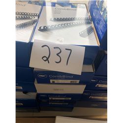 GBC COMBBIND 9/16” / 14MM BLACK SPINES