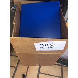 BLUE 3 RING BINDER 1 CASE