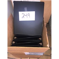 BLACK 3 RING BINDER 1 CASE