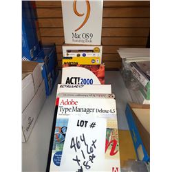 8 PC ASSTD COMPUTER SOFTWARE