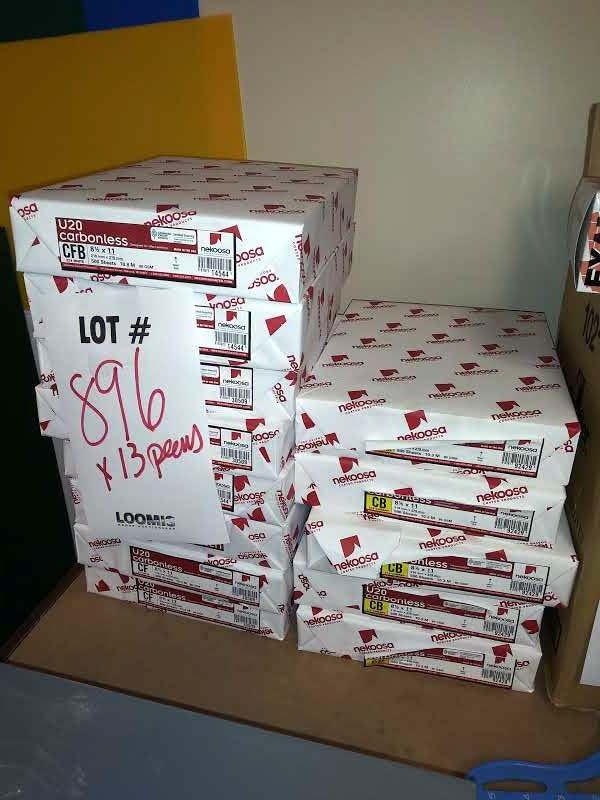 NEKOOSA CARBONLESS PAPER