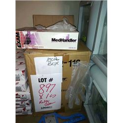 CASE OF MED HANDLER VINYL GLOVES