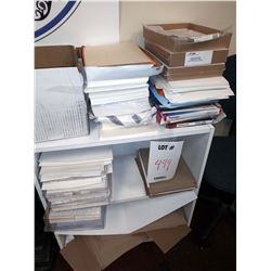 CABINET/PAPER LOT