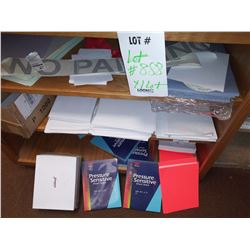 LARGE LOT OF ASSTD PAPER AND ENVELOPES