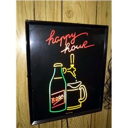 Vintage Happy Hour Sign