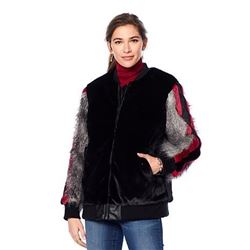 NEW Striped Sleeve & Notch Collar Coats by Adrienne Landau $139.00 Each
