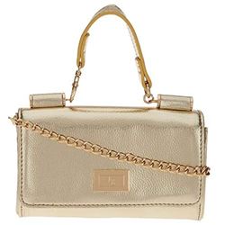 GOLD LORI GREINER PETITE HANDBAG $$29.99 HSN