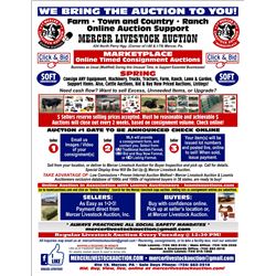ONLINE SPRING AUCTION, CONSIGN NOW! CONTACT US