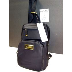 NEW, CALVIN KLEIN BLACK NYLON FASHION BAG $158.00