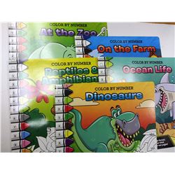 Color by Numbers Set / 5 Books ( $5.95 each) $29.75 Set