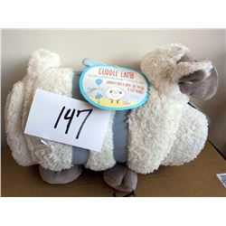 CUDDLE LAMB PILLOW BLANKET / $39.99