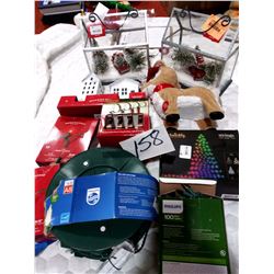 LARGE CHRISTMAS DECORATION LOT / OVER $125  LIST