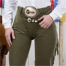 NEW HOBBY HORSE ULTRA SUEDE LADIES(M) SHOW CHAPS / LIST $499.00