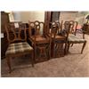 Image 1 : SIX MATCHING DINING ROOM CHAIRS