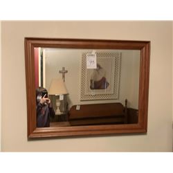 MAPLE FRAME WALL MIRROR