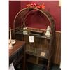 Image 1 : WICKER / GLASS SHELF