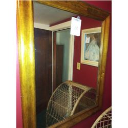 WALNUT FRAMED MIRROR