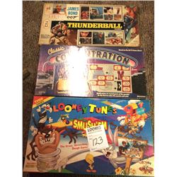 3X VINTAGE BOARD GAMES LOT