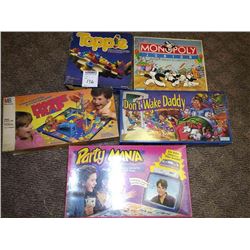 LARGE VINTAGE BOARD GAMES LOT X5