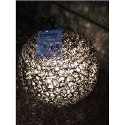 VINTAGE 60'S CEILING LIGHT / APPLIED TEXTURE VERY NICE